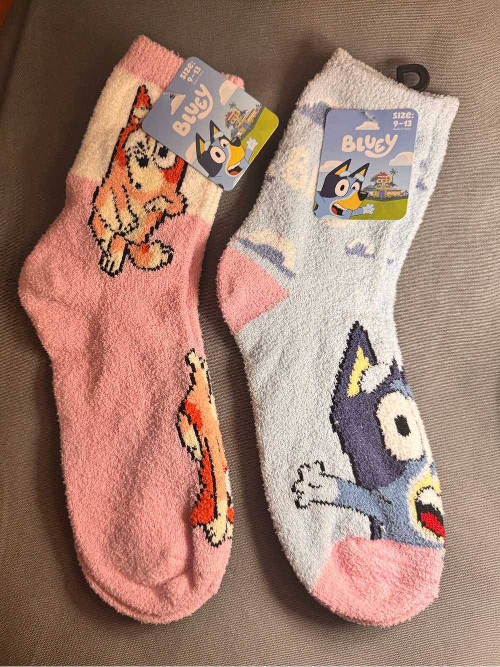Bluey Socks 2 pairs adult sized